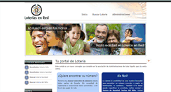 Desktop Screenshot of loteriasenred.es