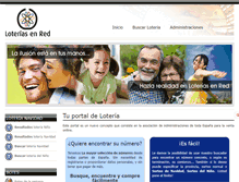 Tablet Screenshot of loteriasenred.es